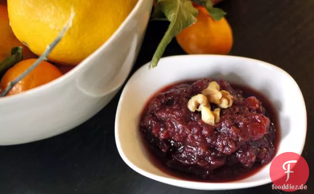 Crock Pot Cranberry Birne Sauce