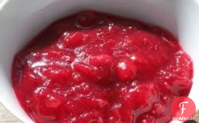 Urlaub Cranberry-Sauce