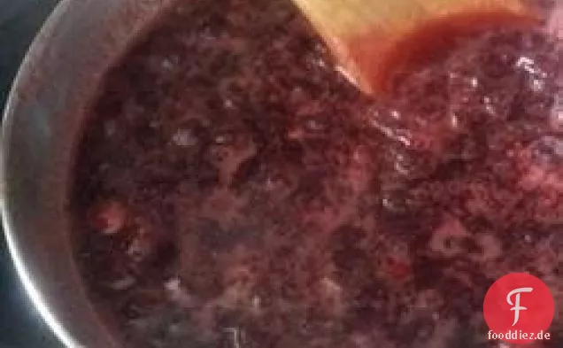 Kandierte Orangen-Cranberry-Sauce