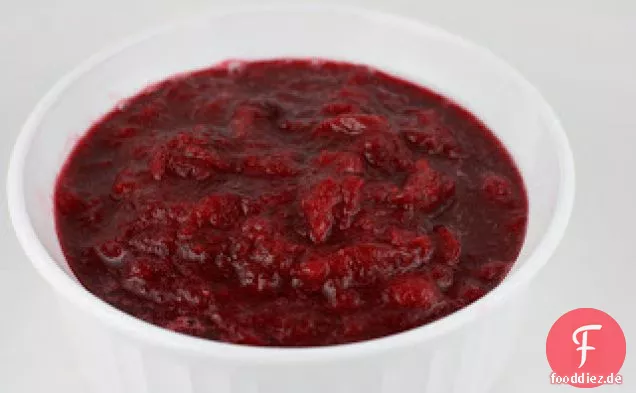 Crockpot Hausgemachte Cranberry-Sauce Rezept