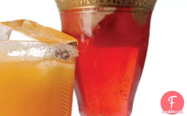 Cranberry und Orange-Sorbet Punch
