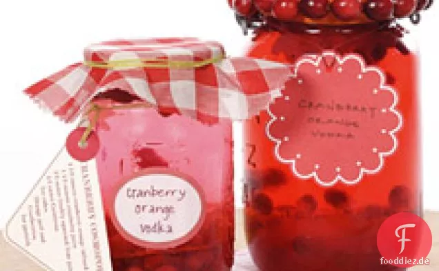 Cranberry-und-Orange Wodka