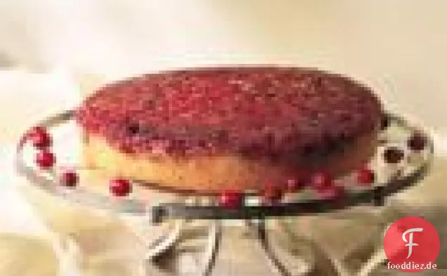 Cranberry Upside-down-Kuchen