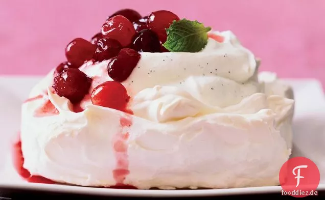 Cranberry und Orange Pavlovas
