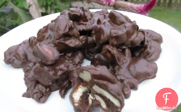 Nussige Schokolade Cranberry-Cluster