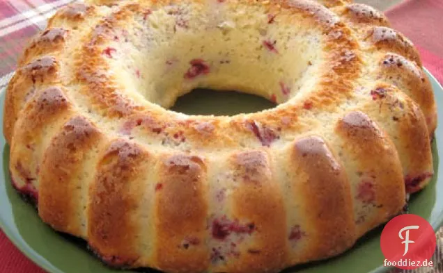 Preiselbeer-Pudding-Kuchen