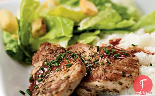 Schweinemedaillons mit Johannisbeersauce