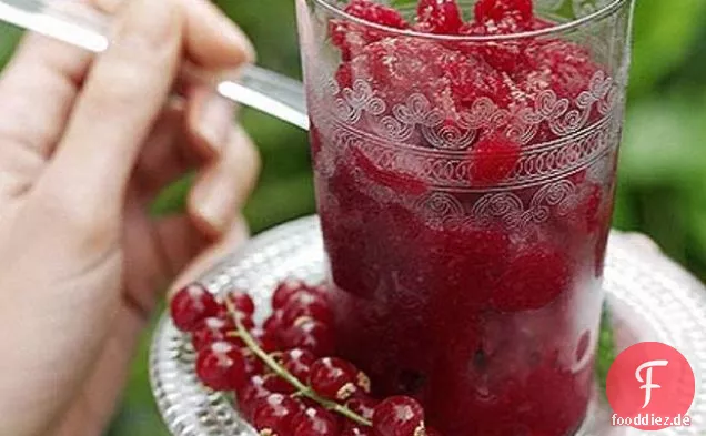 Johannisbeere & Süßwein Granita