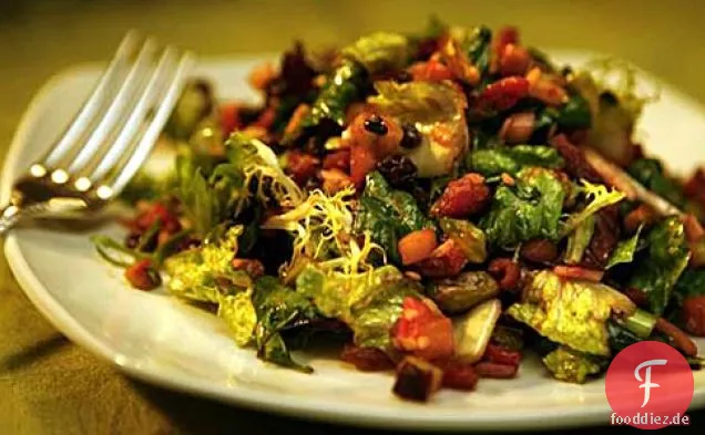 Die Gießerei auf Melrose gehackten Salat
