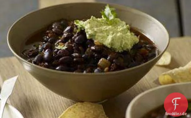 Ancho-schwarze Bohnen Chili