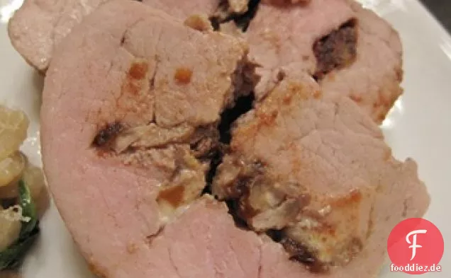Blauschimmelkäse, Datum + Pecan Gefülltes Schweinefilet