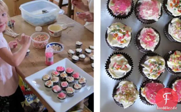 Mini-Schokoladen-Cupcakes
