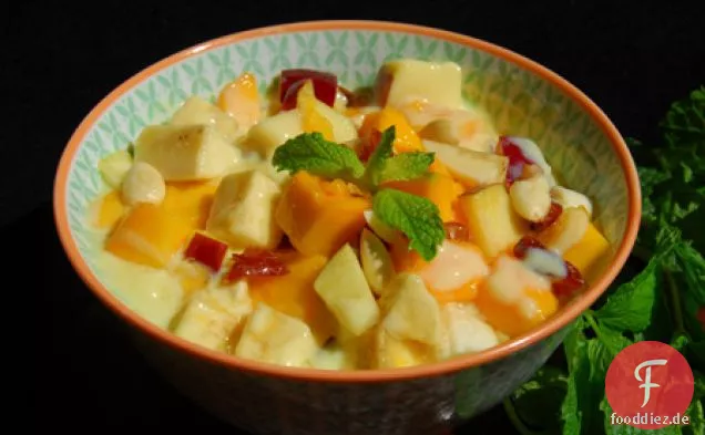 Früchte Pudding
