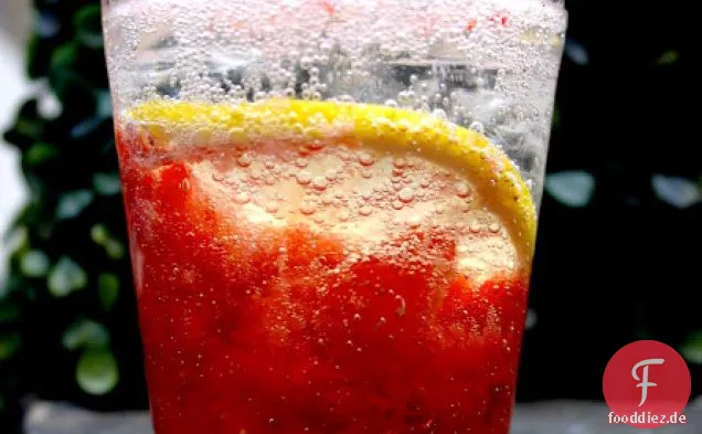 Rosa-Holunder-fizz