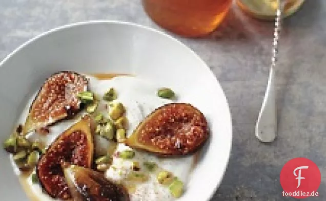 Honig-karamellisierte Feigen Mit Joghurt