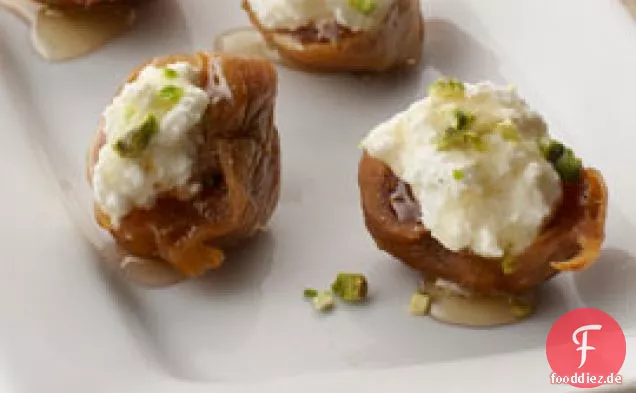 Feigen Mit Ricotta, Pistazien Und Honig