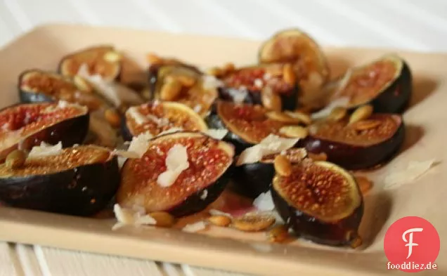 Geröstete Feigen Mit Honig Und Pepitas
