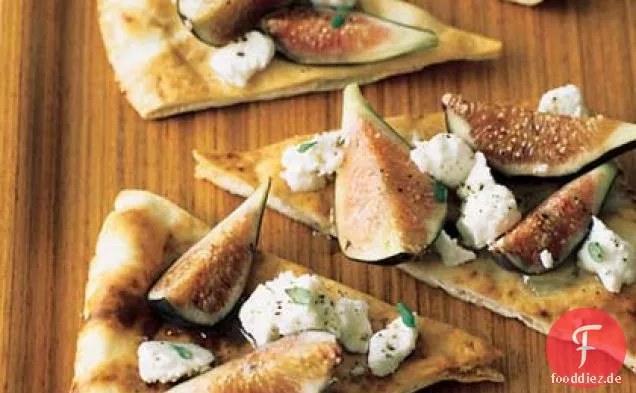 Feigen-und Ziegenkäse Pitas