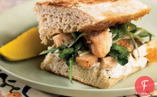 Hähnchen Panini mit Feigenmarmelade