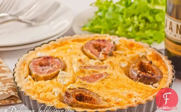 Feigen-Ziegen-Käse-Torte