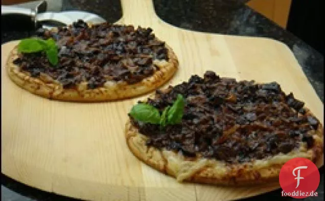 Kochen mit weichen Aufstrichen: Karamellisierte Zwiebel-Feigen-Minipizzen