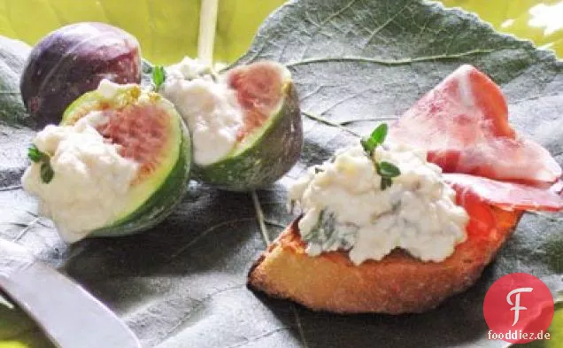 Feige und Feta Crostini