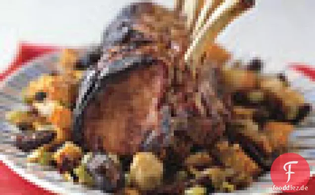 Schweinerippenbraten mit Feigen-Pistazienfüllung
