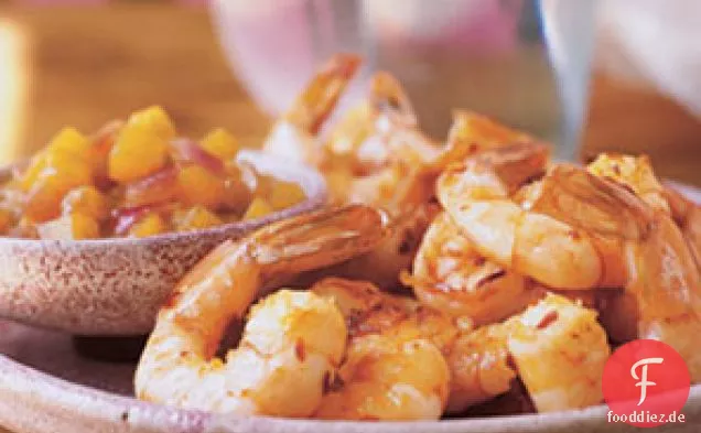 Garnelen Mit Mango Sauce