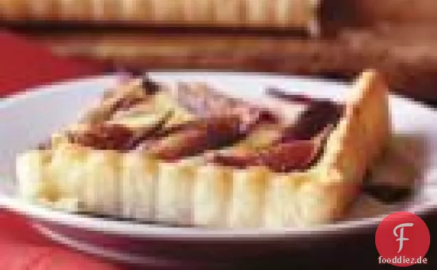 Feigenkuchen mit Ziegenkäse und Thymian