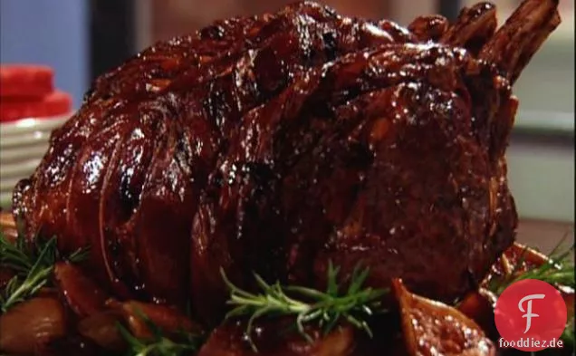 Prosciutto Stehend Rib Braten mit Feigen