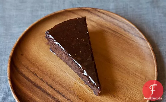 Schokolade Und Cabernet Sauvignon Italienischer Kuchen