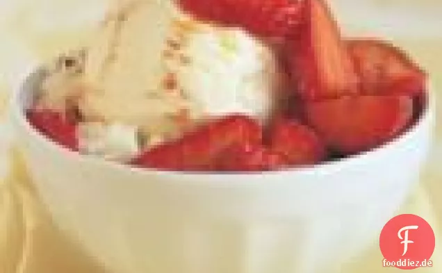 Erdbeeren Mit Giusti Balsamico-Essig
