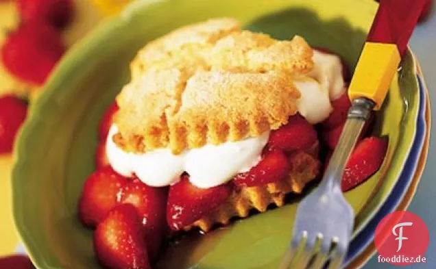 Melt-away Erdbeere Shortcakes