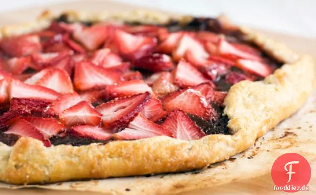 Erdbeer-Schokoladen-Galette