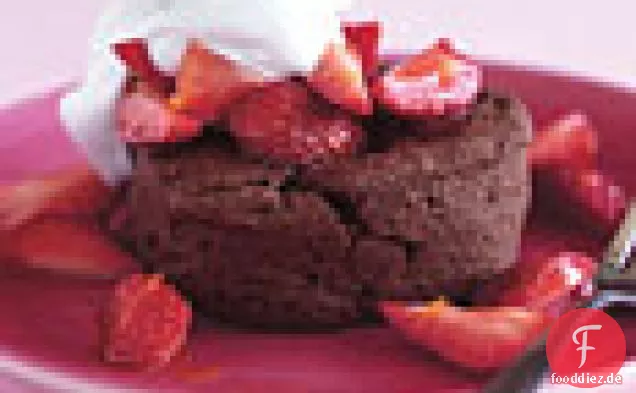 Schokoladen-Erdbeer-Shortcakes