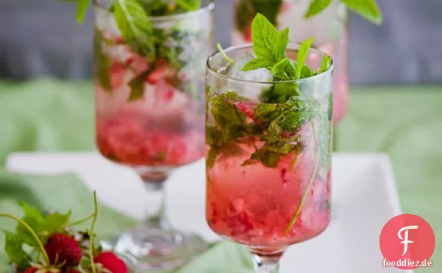Erdbeer Mojito-Cocktail Rezept