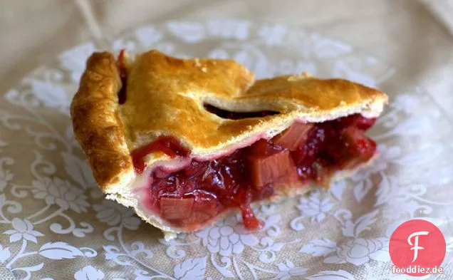 Erdbeer-Rhabarber-Torte, verbessert