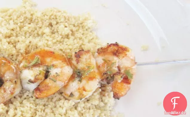 Gegrillte Garnelen Mit Zitrus-sambal-oelek-Dressing