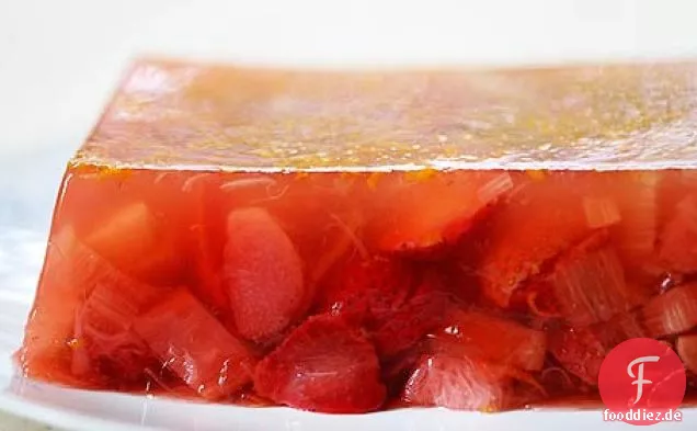 Erdbeer-Rhabarber-Terrine