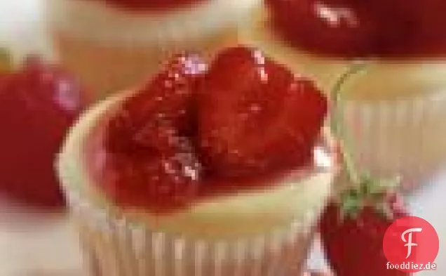 Mini-Erdbeer-Käsekuchen