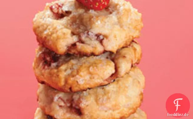 Erdbeer-shortcake-Cookies