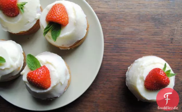 Erdbeer-Cupcakes Mit Mascarpone-Zuckerguss