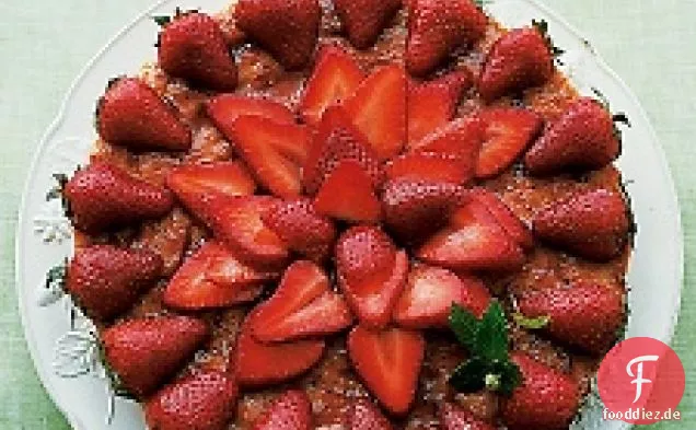 Mandel Makronen Galette Mit Erdbeeren