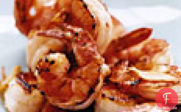 Paprika und Knoblauch Garnelen