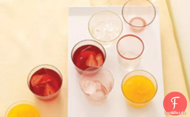 Erdbeer-Hibiskus-Tee-Limonade