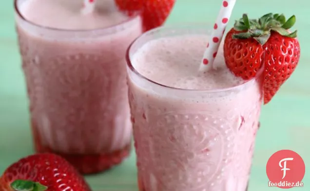 Erdbeermilchshake, milchfrei