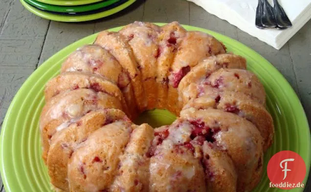 Frischer Erdbeer-Joghurt-Kuchen