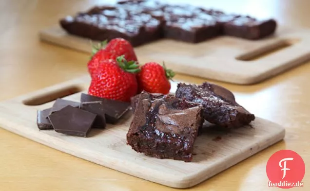 Balsamico-Essig Strawberry Fudge Brownies