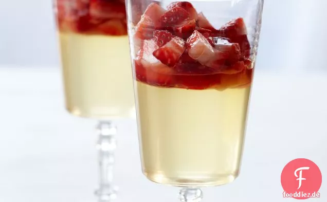 Riesling-Gelée mit Erdbeeren Sparen