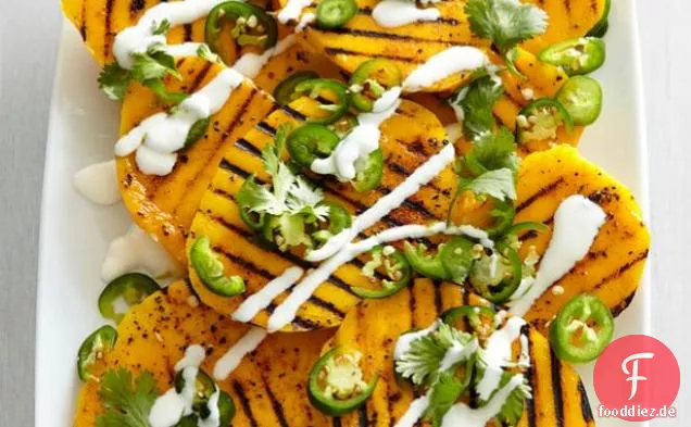 Gegrillte Mango Mit Jalapenos